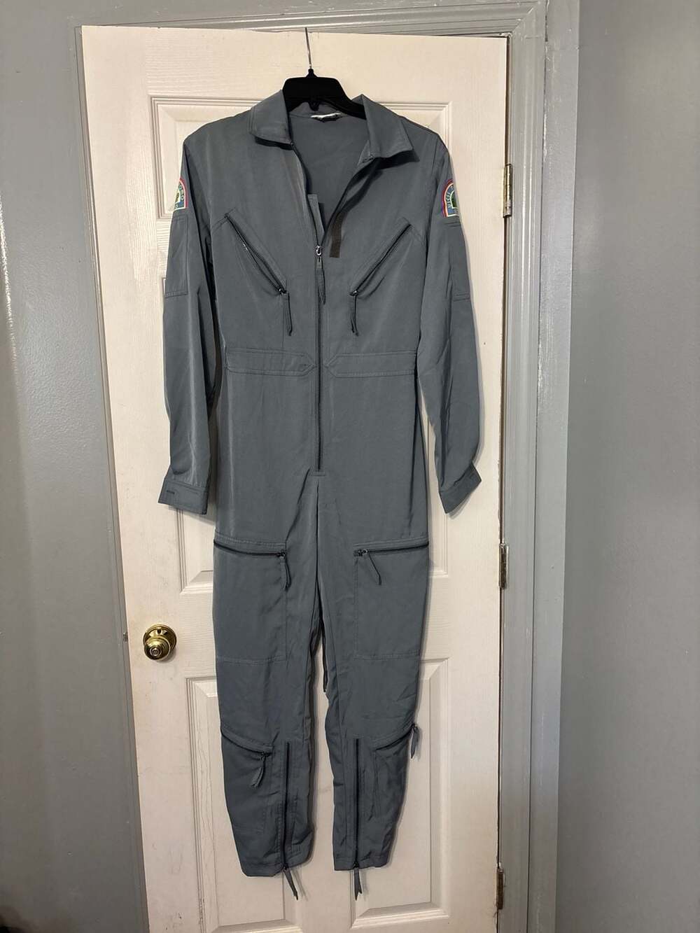 Miccostumes Alien USCSS Nostromo Cosplay Flight Suit Jumpsuit Size XL